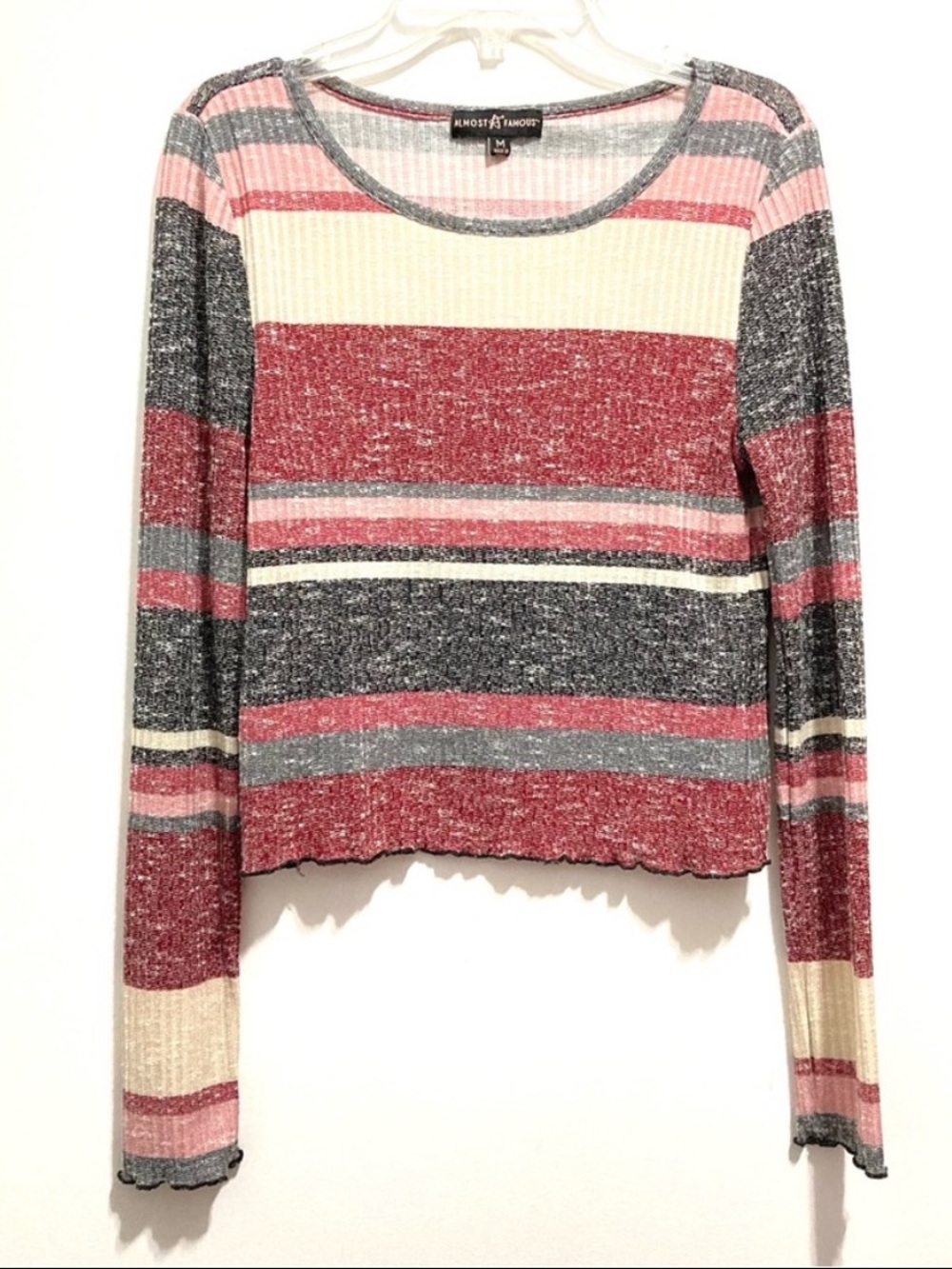 Almost Famous Women’s Striped Knit Top